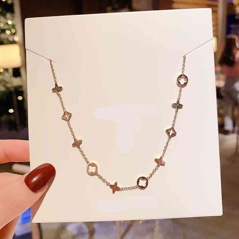 Titanium Steel Chokers Necklaces