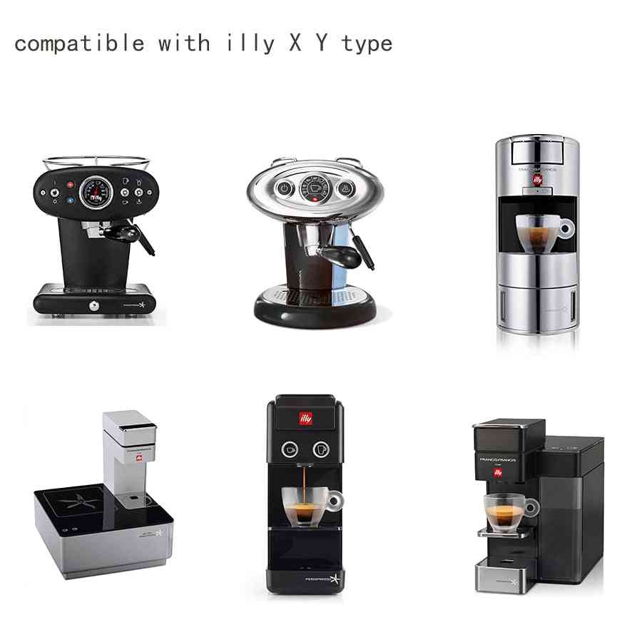 Kapszulonnal kompatibilis illy kávéfőző géphez újratölthető kávékapszula hüvelykosarak