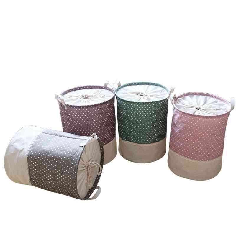 Modern Home Linen Durable Waterproof Dirty Clothes Storage Basket