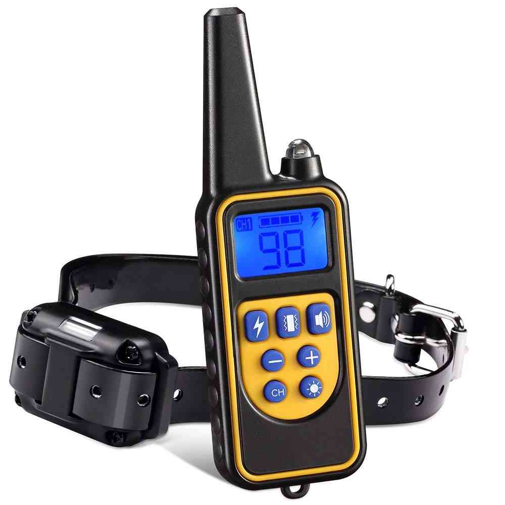 Waterproof Rechargeable With Lcd Display, Electric Dog, Training Collar