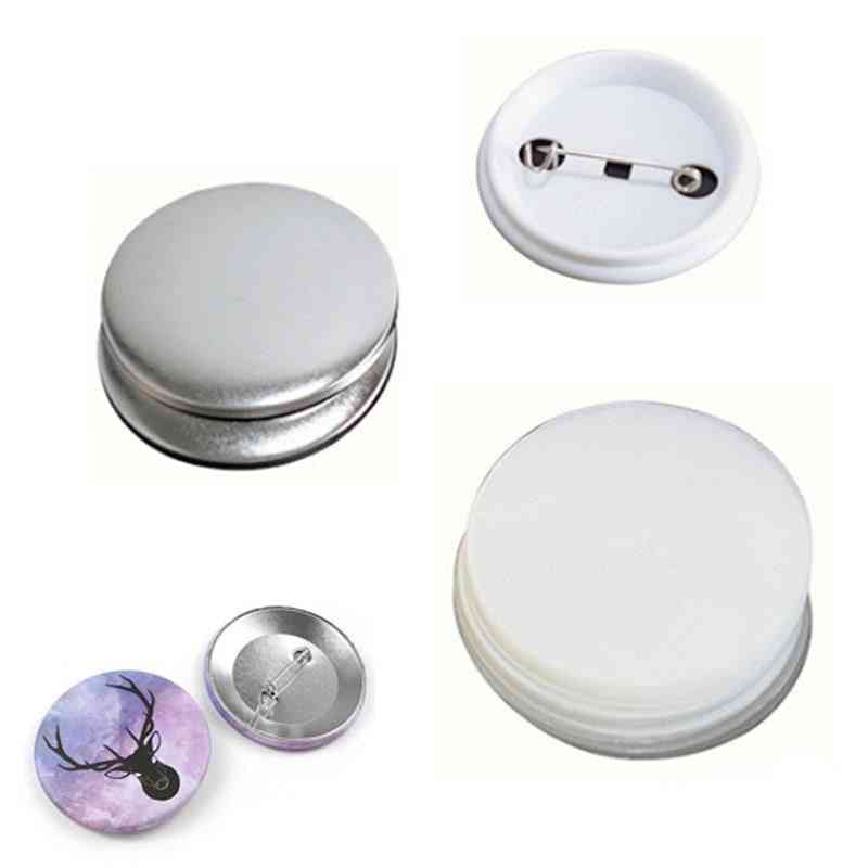 Blank Badge Pin, Button Maker Badges Set For Button Making Machine