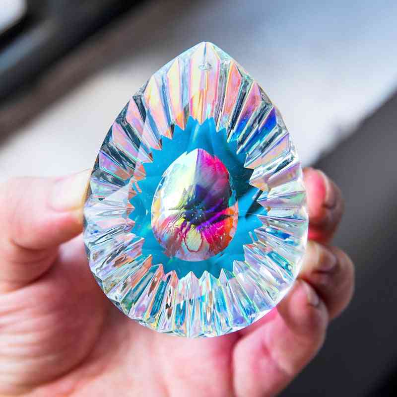 Crystals Prism Suncatcher Rainbow Maker Chandelier Lighting Parts