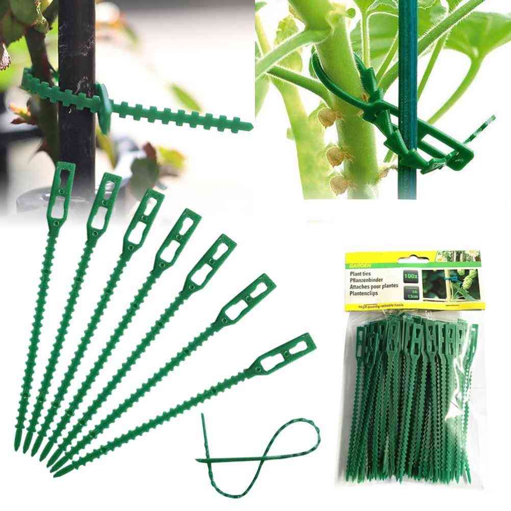 Adjustable Plastic Plant Cable Ties  Gardening Tools