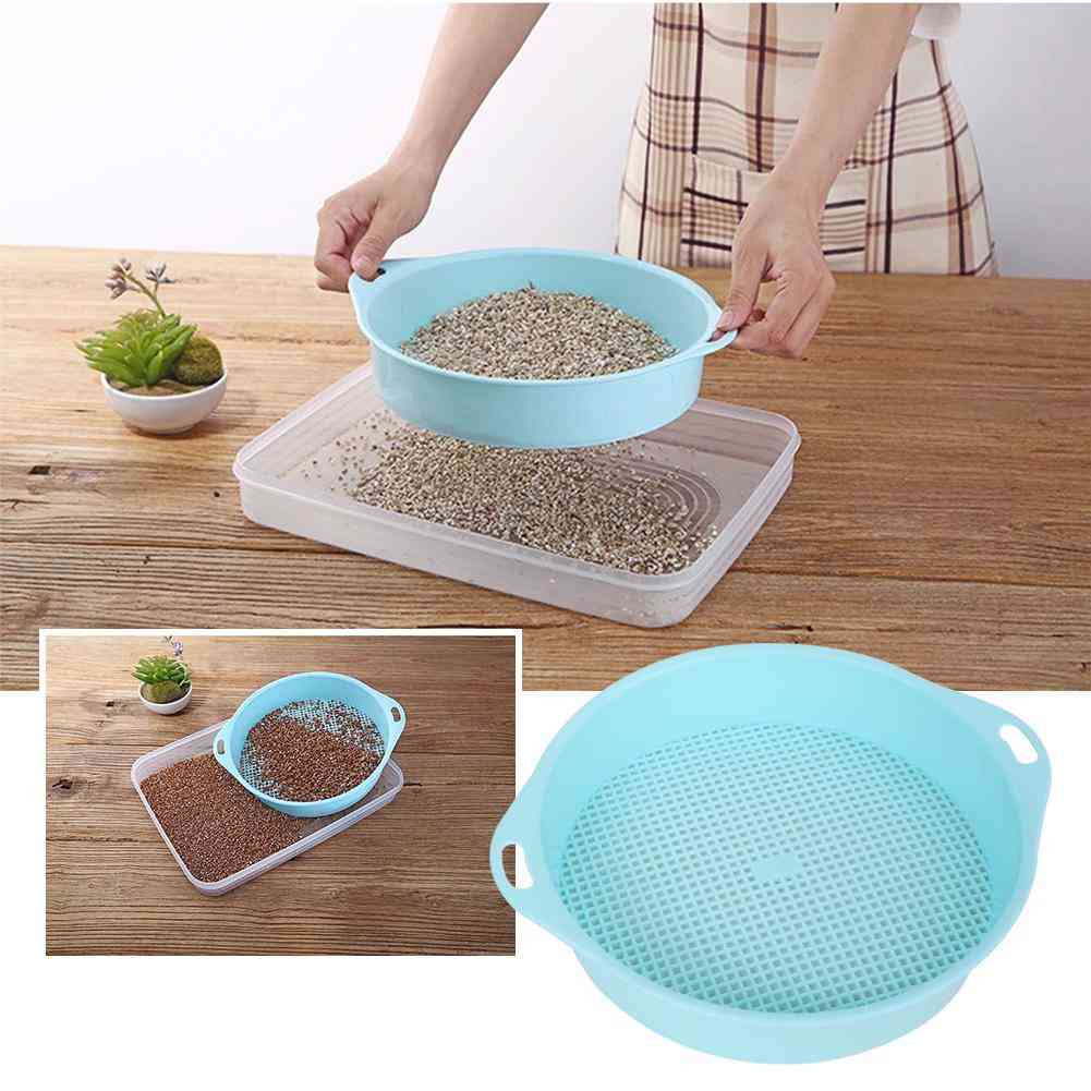Household Plastic Seed Filter  Gardening Tools