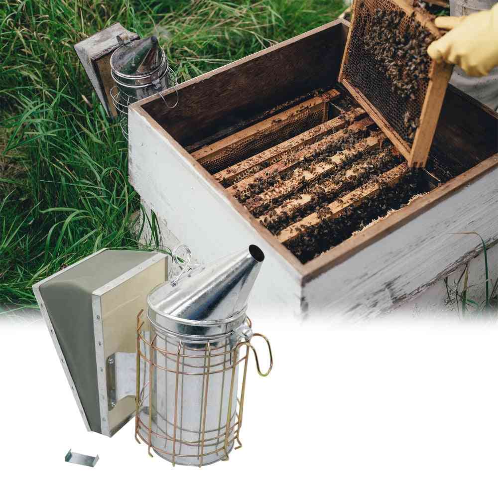 Stainless Steel Smoke Sprayer Bee Apiculture