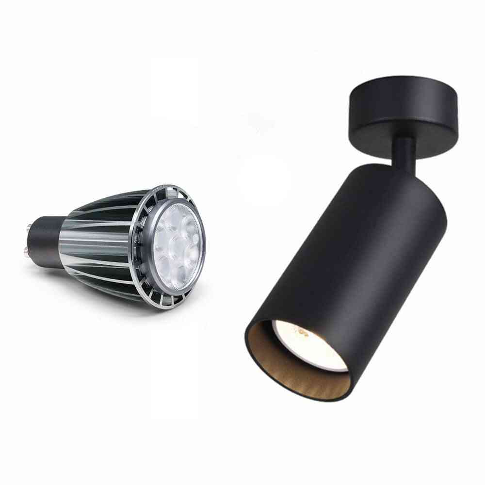 Led skena ljus med utbytbar gu10 glödlampa takspotlight