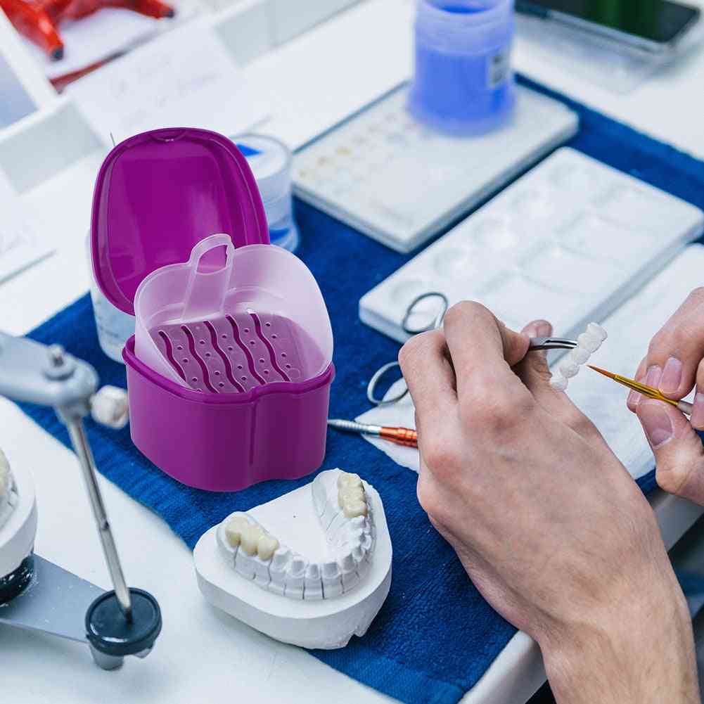 Denture False Teeth Container, Bath Box Organizer