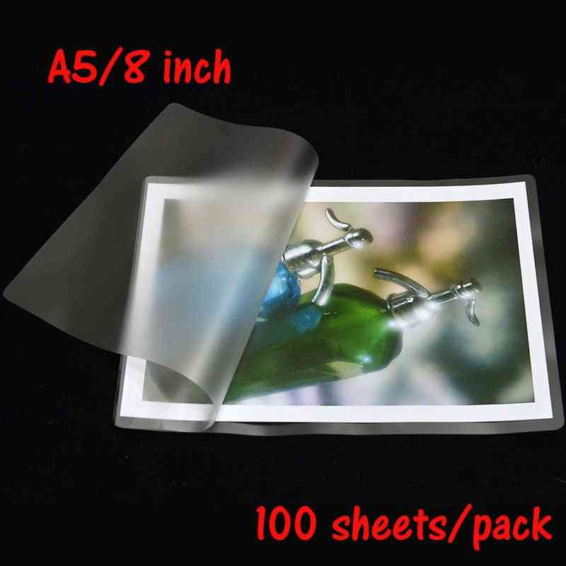 Laminating Film For Machine Apply To Photo Paper Sheets