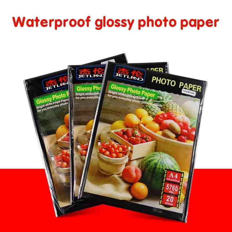High Gloss Waterproof Digital Printing Photo Paper For Inkjet Printer