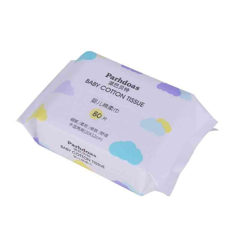 Disinfection Wipes Dry-wet Double Napkins Makeup Removers Flushable Sanitary Natural Clean Cotton Towel