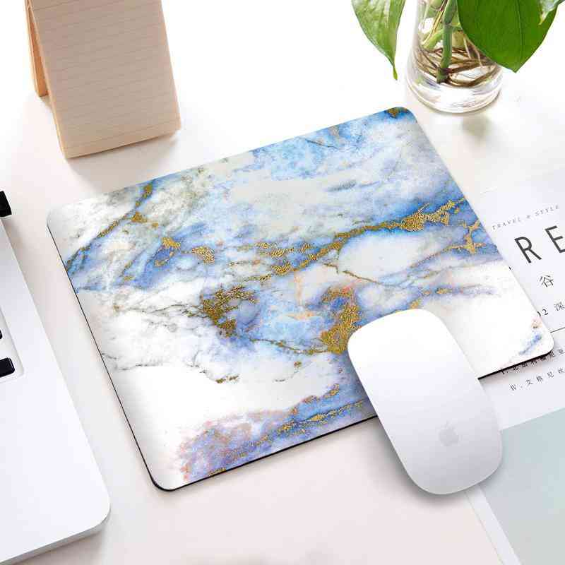 Marble Pattern, Non-slip Office Desk Mouse Mat