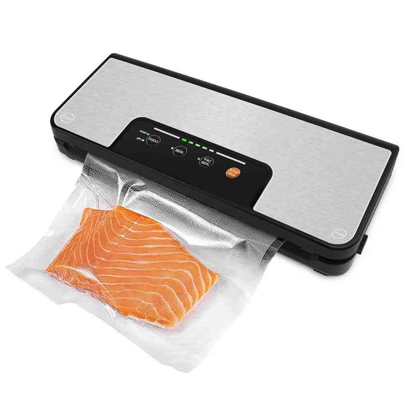 Vacuum Sealer With Roll Holder, Packing Machine For Food Storage Packer Vacuum Bags