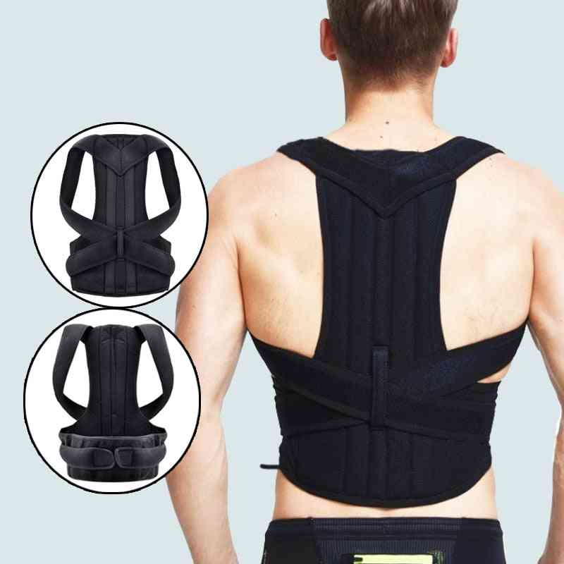 Adjustable- Posture Corrector, Back Support, Shoulder Brace, Fixer Tape