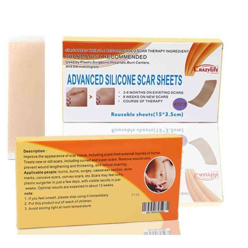 Reusable Advanced Medical Silicone Gel Strips Patch
