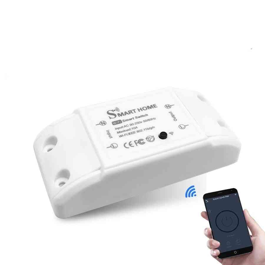 Wifi Smart Light Switch Breaker Timer Wireless Remote Control Works With Alexa