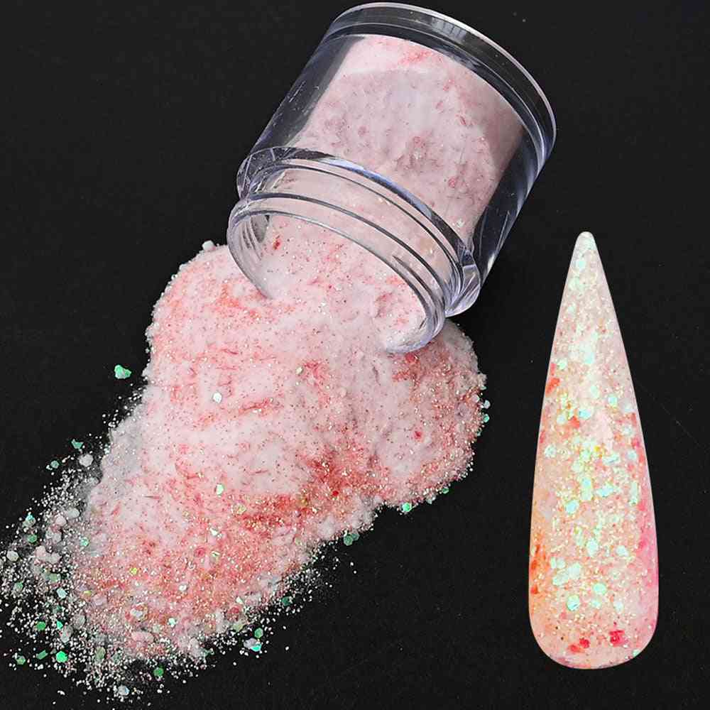 Bottle Dip Powder Nail Art Polish Holographic Glitter