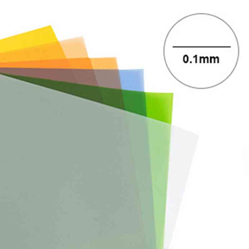 Lysgelfiltre transparent farvekorrektion lysarkfilmsæt