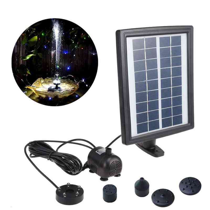 Led Solar Powered Water Pump