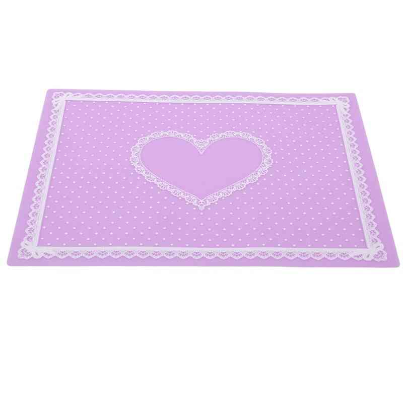 Cushion Lace Table Washable Foldable Mat Pad