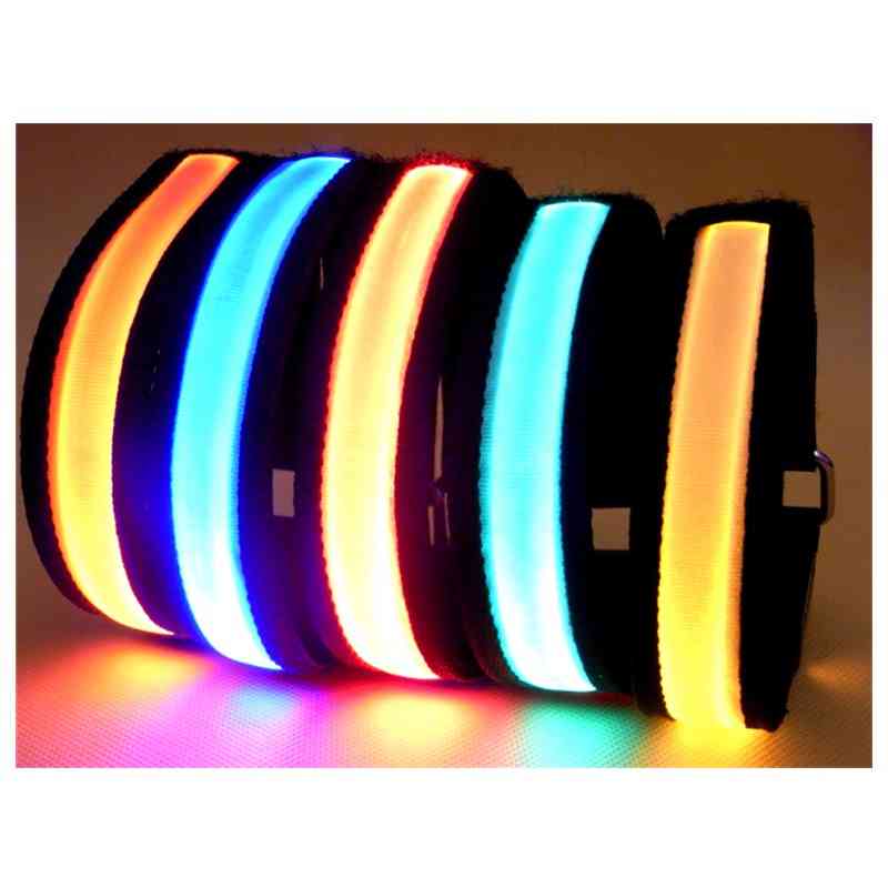1pc- Outdoor Sports, Glowing Bracelets Led, Wristbands Adjustable, Running Light