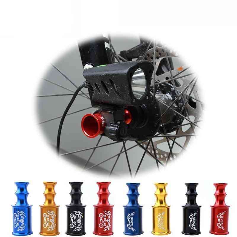 Bicycle Hub Quick Release Axis Front Wheel Lamp Holder, Cycling Extender, Extension Light Mount
