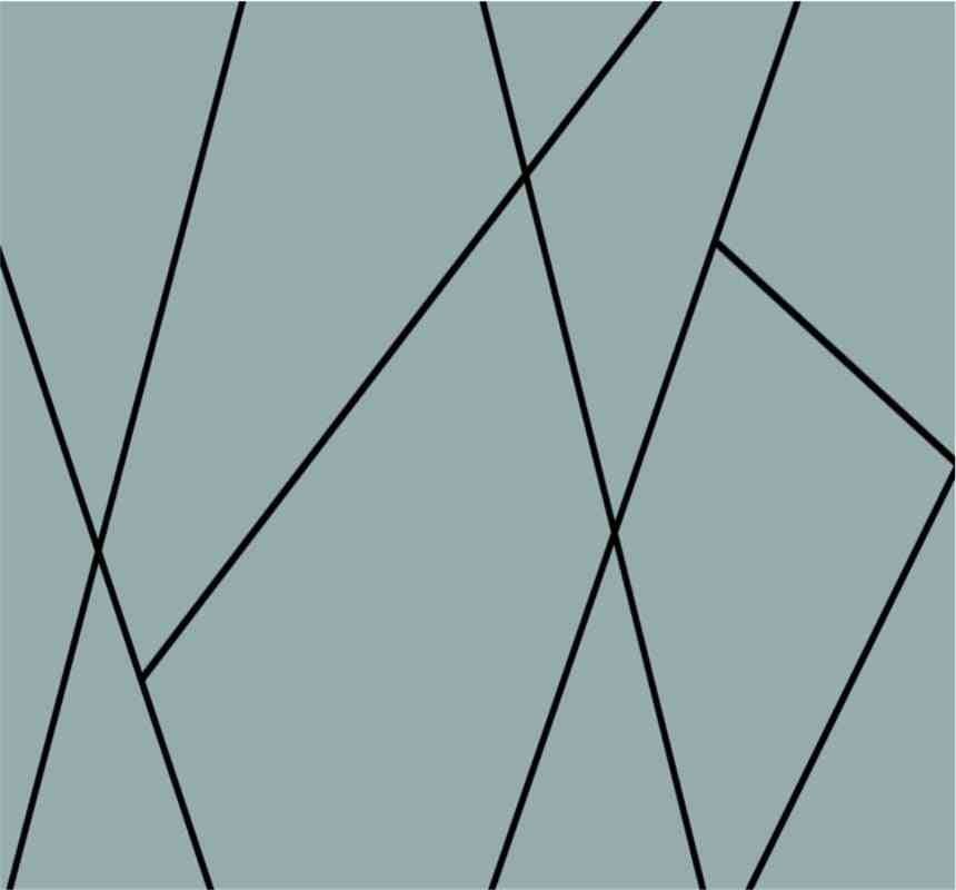 Modern Simple- Personality Abstract, Geometric Line, Bedroom Wallpaper