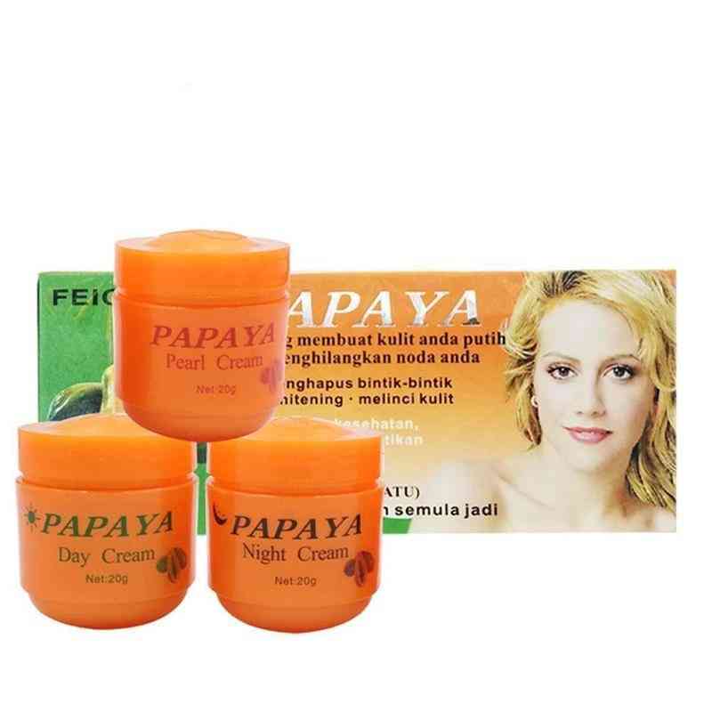 3 Bottle/set Papaya Whitening Cream