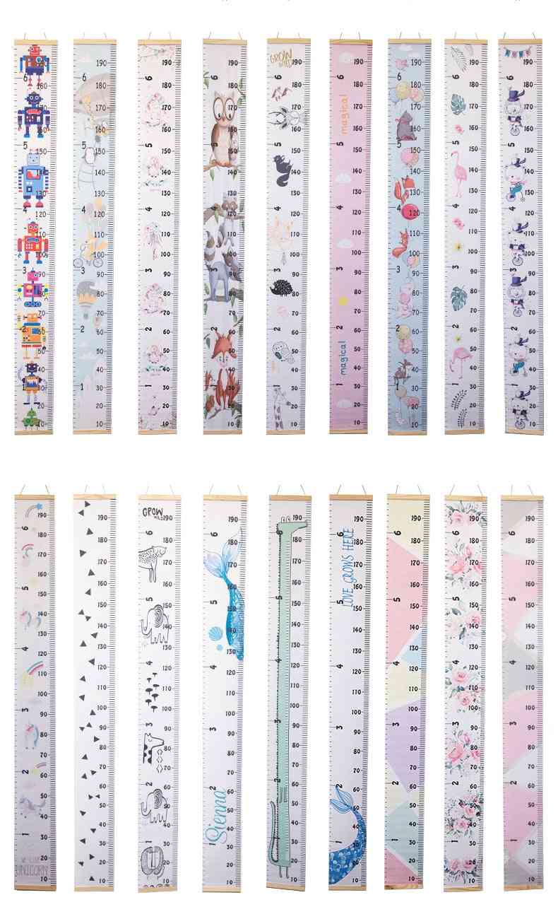 Wooden Hanging Baby Height Measure Ruler Wall Sticker