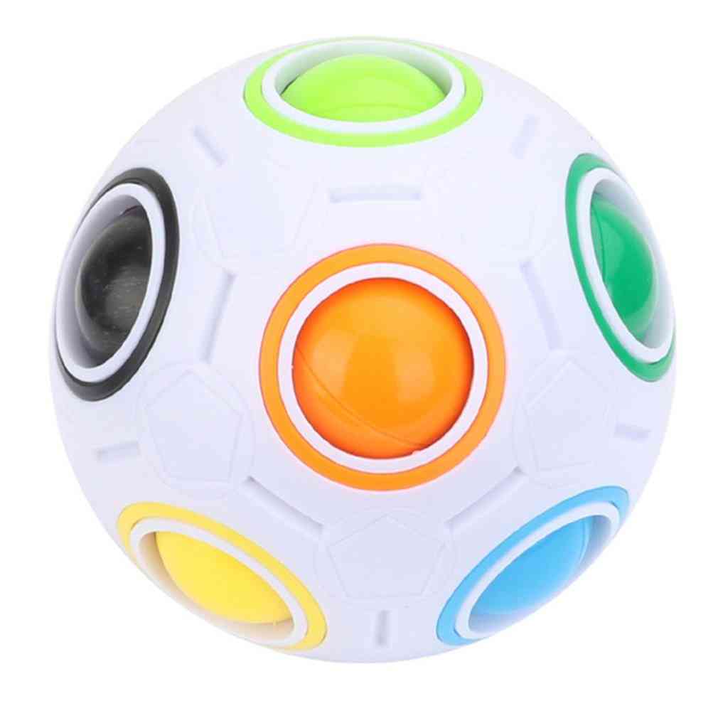 Rainbow Football Puzzles Stress Reliever