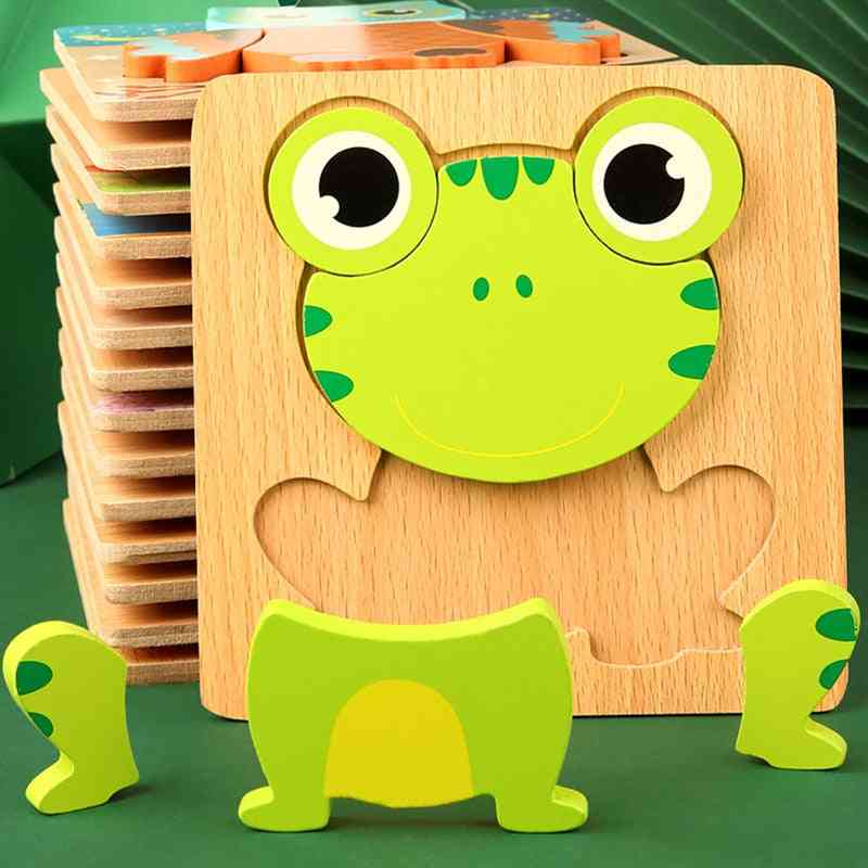 3d Wooden Intelligence Puzzles