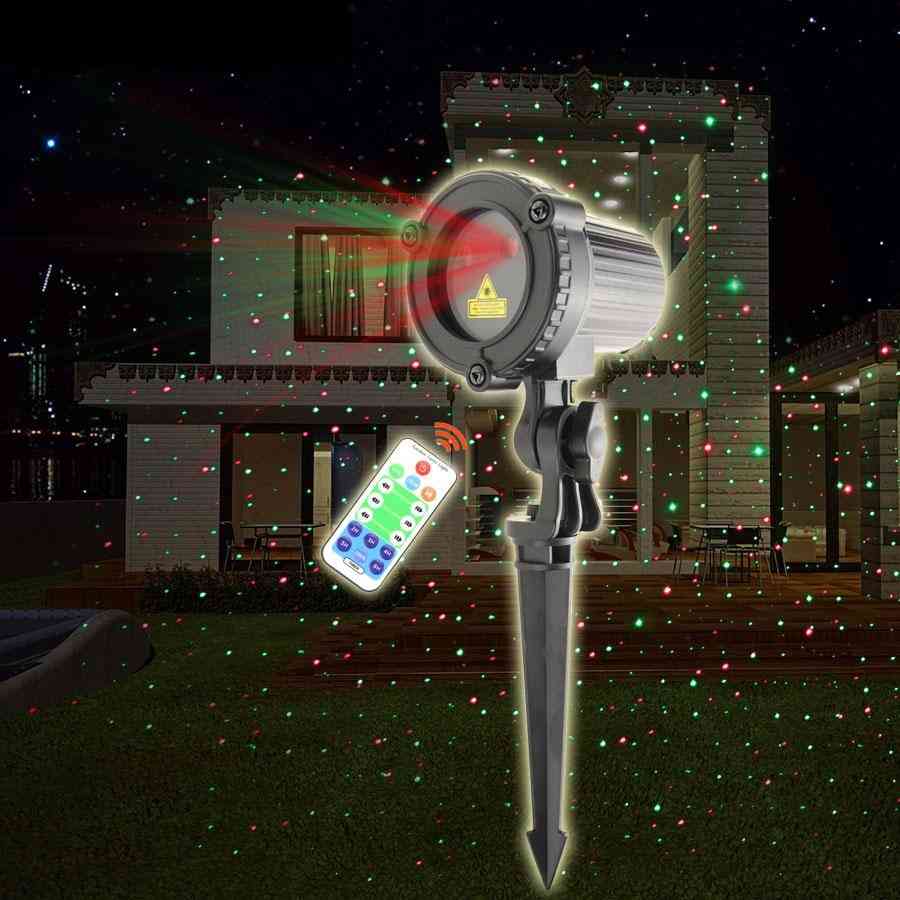 Outdoor Ip65 R&g Laser Moving Starry Stars Projector ..