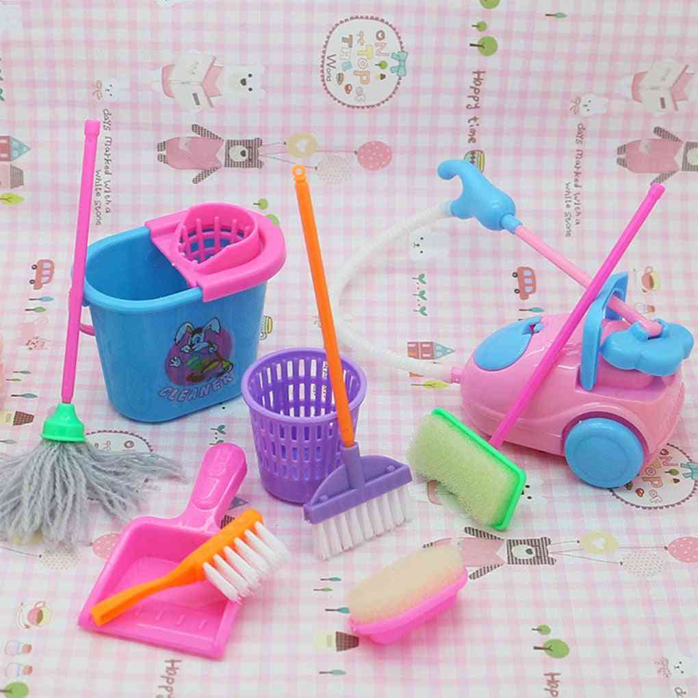 Miniature House Cleaning Tool Doll House Accessories