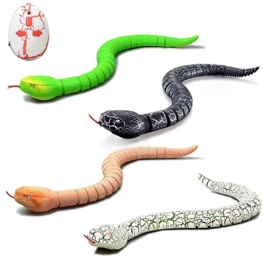 Remote Control Rc Snake Cat Toy And Egg Rattlesnake Animal Trick