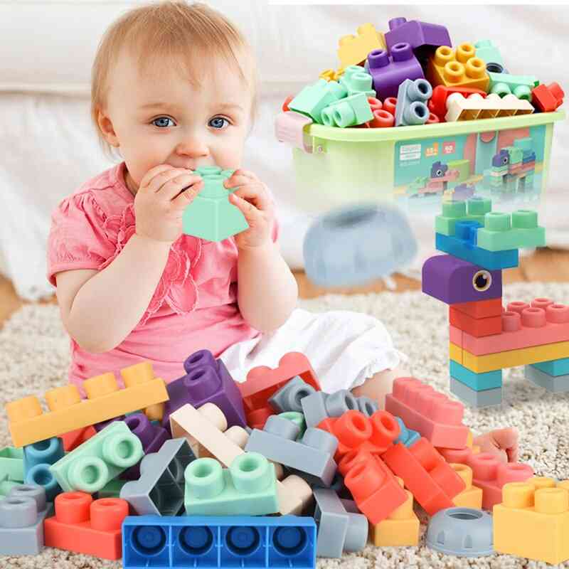 Soft Building Blocks For Baby Soft Teethers Blocks Toy