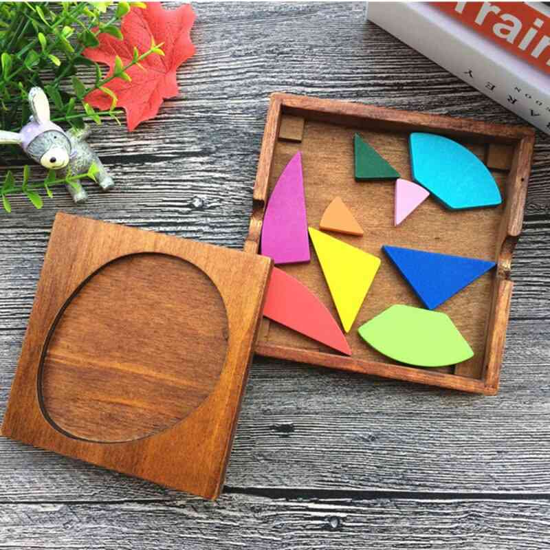 Hexagonal Wooden Puzzles Iq Game Educational