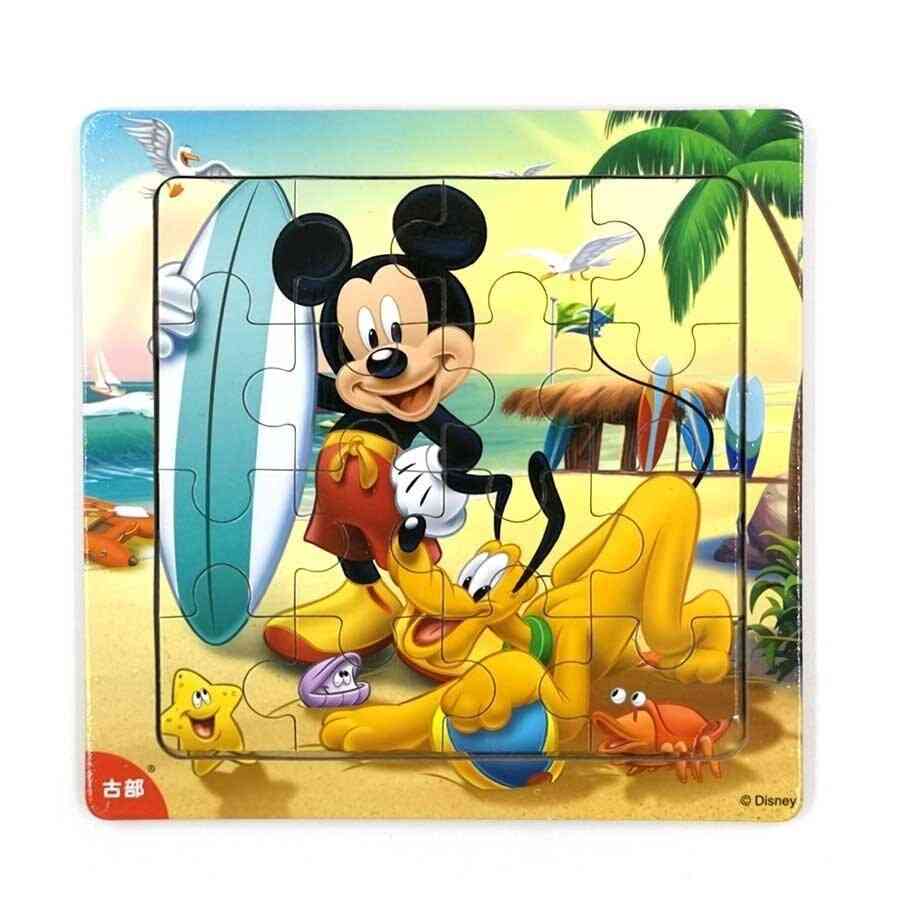 Disney jäädytetty Mickey Minnie hiiri painettu palapeli