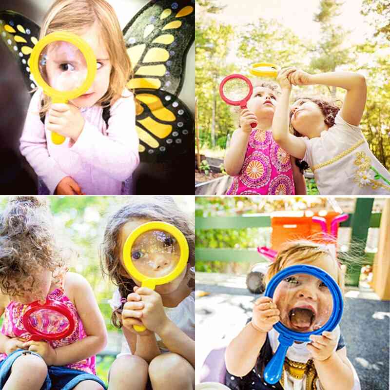 Plastic Handheld Insect Magnifier Originality Toy