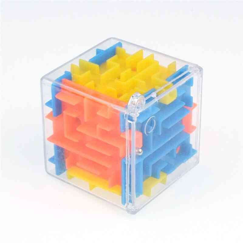 Fidget Rubik Cube Rotating Ball Maze Decompression Toy