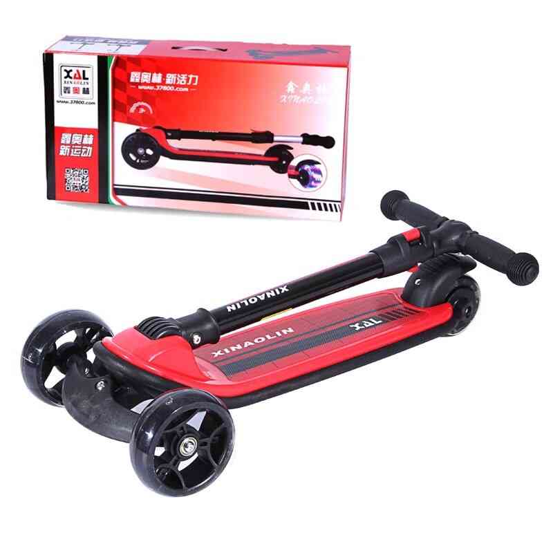Child Foldable Flash Roller Scooter