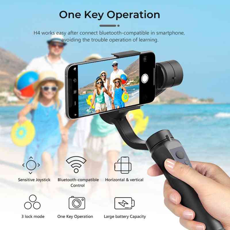 Usb Charging Video Record Support Universal Adjustable Direction Handheld Gimbal Smartphone Stabilizer Vlog