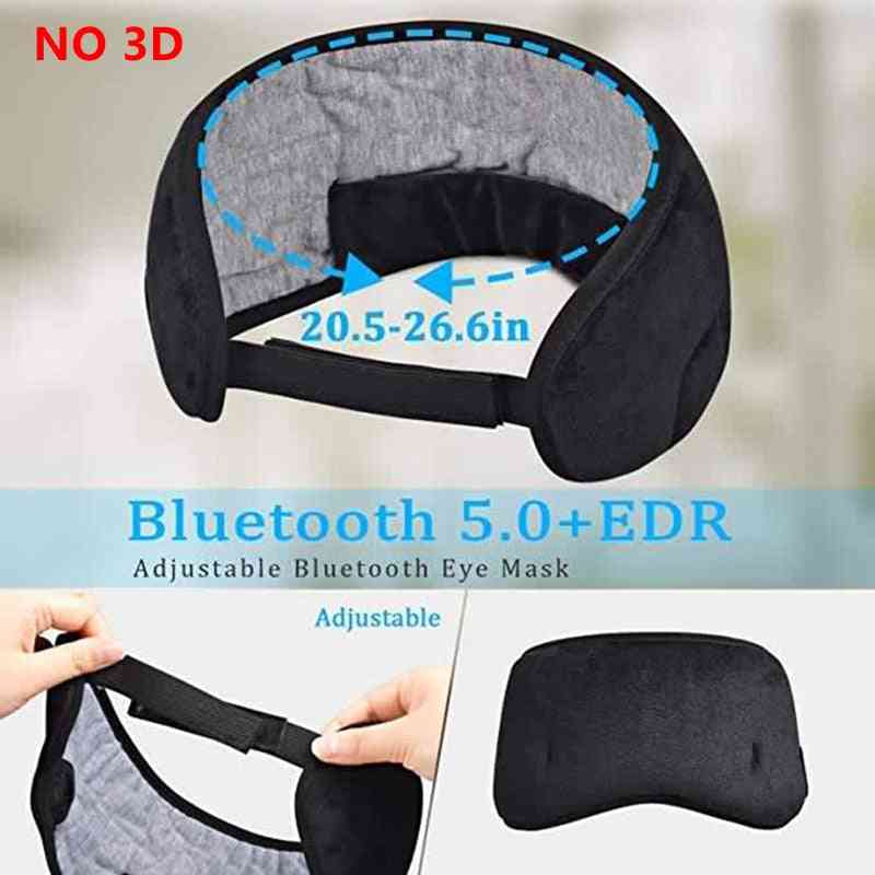 Bluetooth 5.0 Wireless 3d Eye Mask Headset With Microphone
