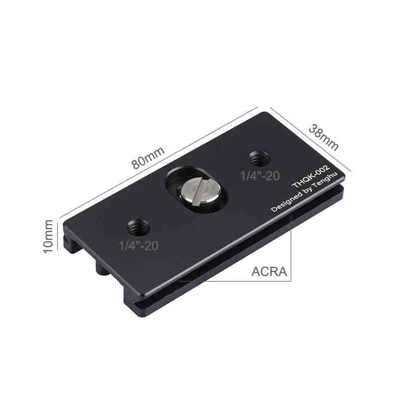 Tether Block With Arca Quick Release Plate For Slr Cameras