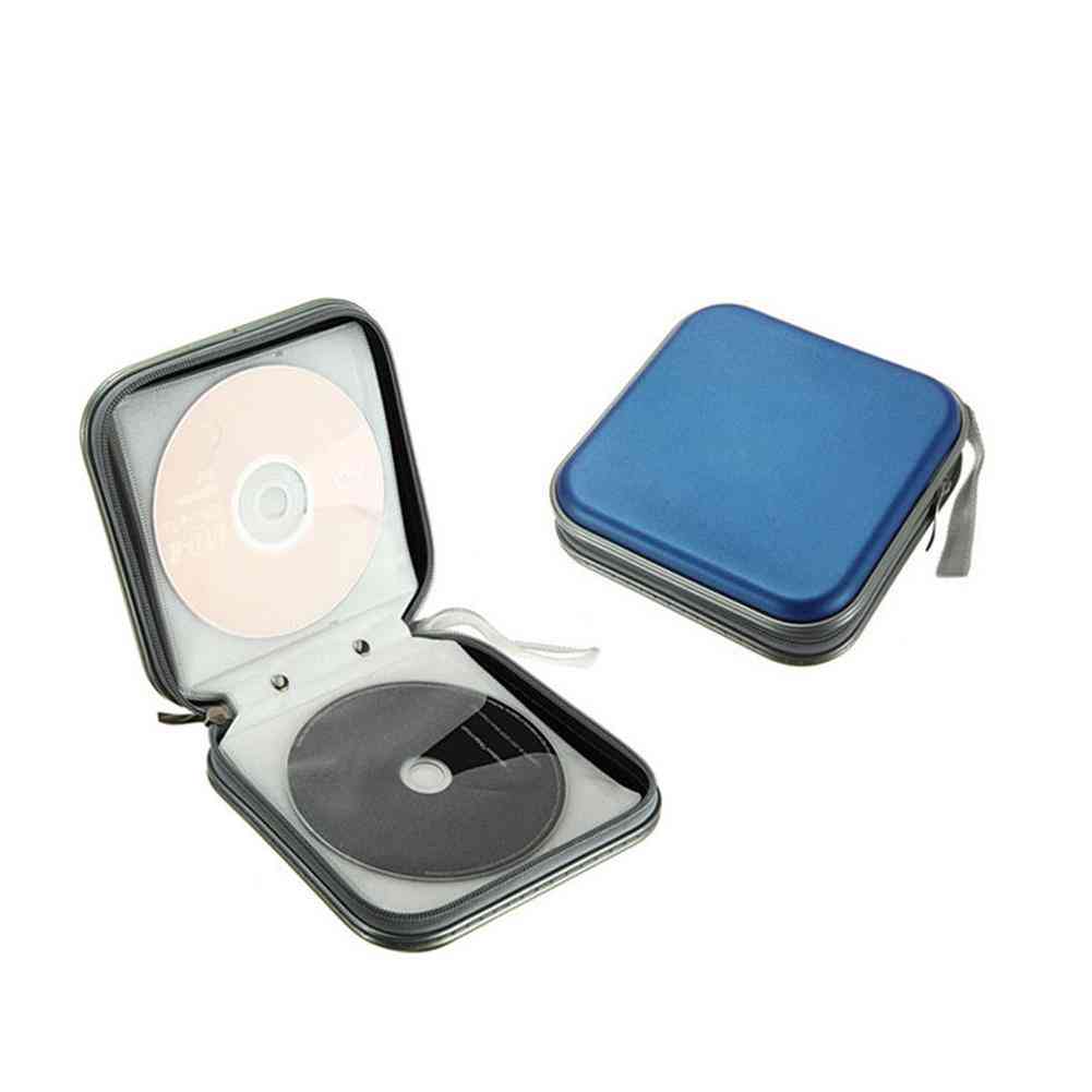 Portable 40pcs Capacity Disc Cd Dvd Wallet Storage Organizer Case Holder