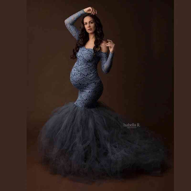 Photography Props Maxi Gown Pregnancy Dress