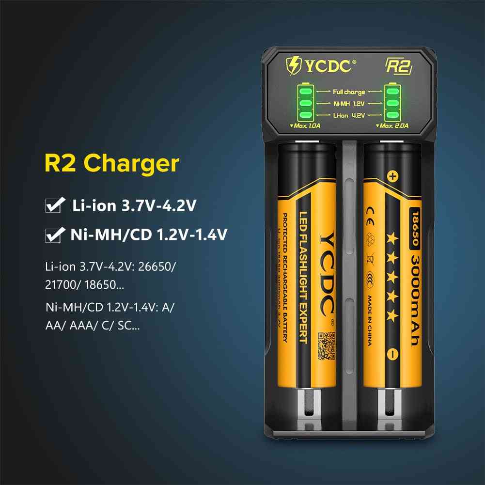 Rechargeable Li Ion Battery Smart Car Charger Usb Cable.