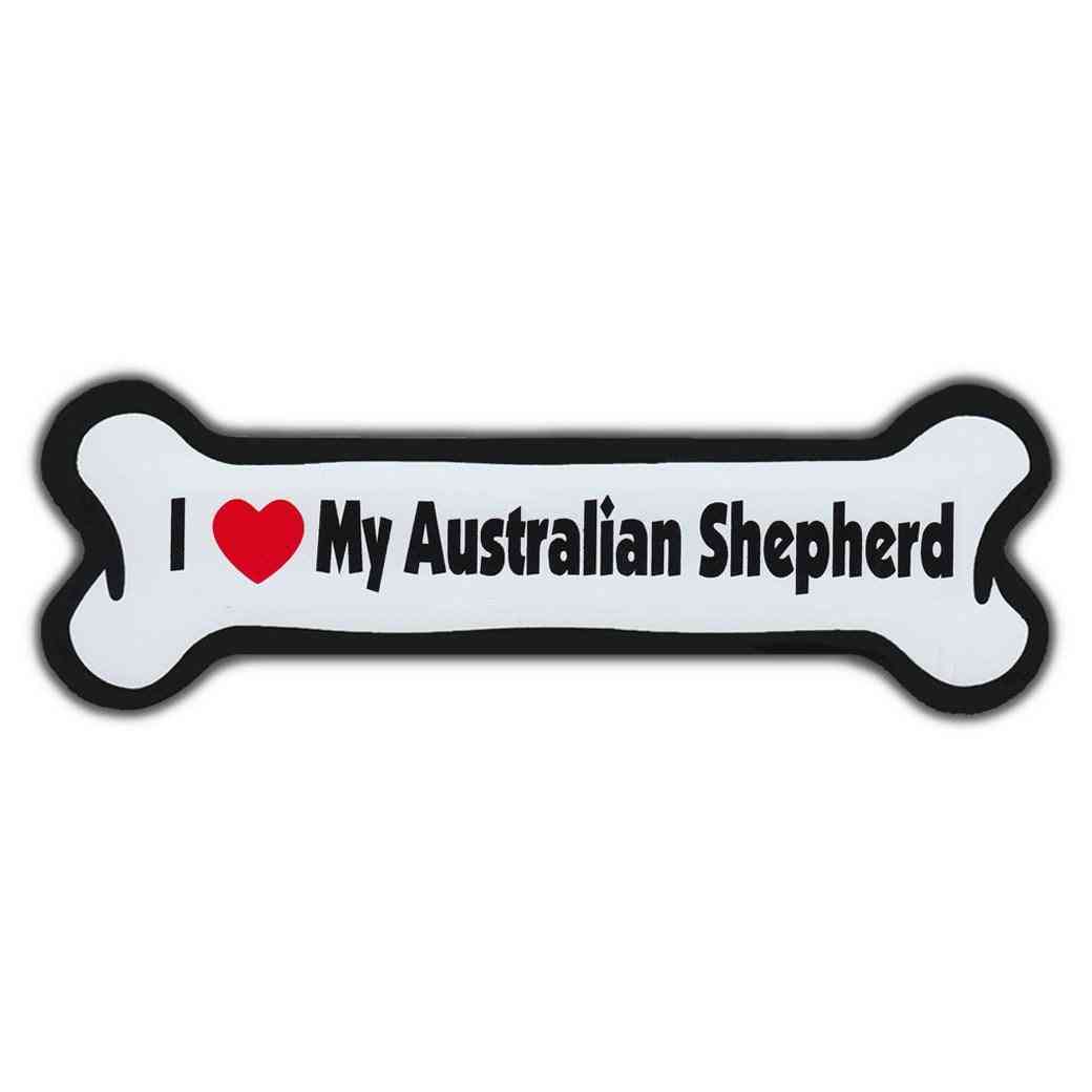 Magnete, osso di cane, amo il mio pastore australiano, 7 