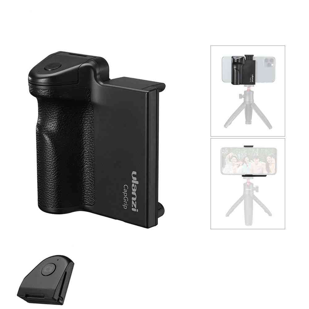 Anti-shake Remote Control Pu Grip For Mobile Photography