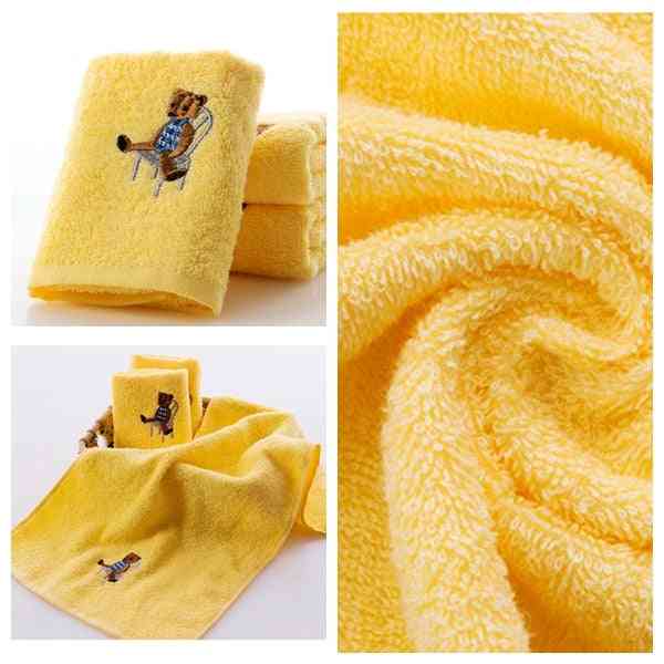 Soft Microfiber Cotton Baby Bear Towels