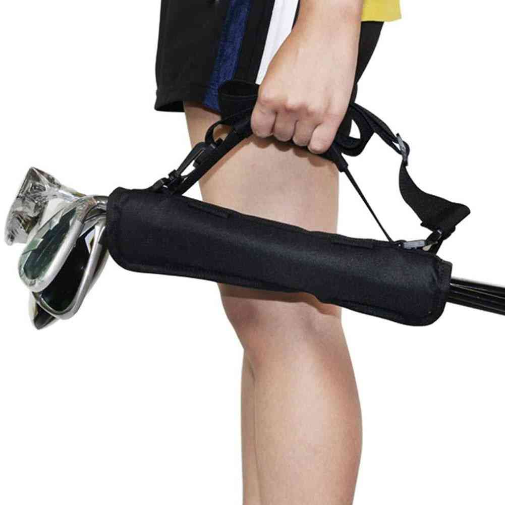 New Mini Portable Nylon Golf Club Carrier Bag Carry