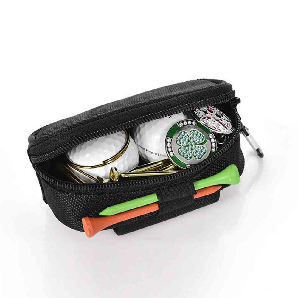 Mini Golf Ball Bag With 2 Tees Holder